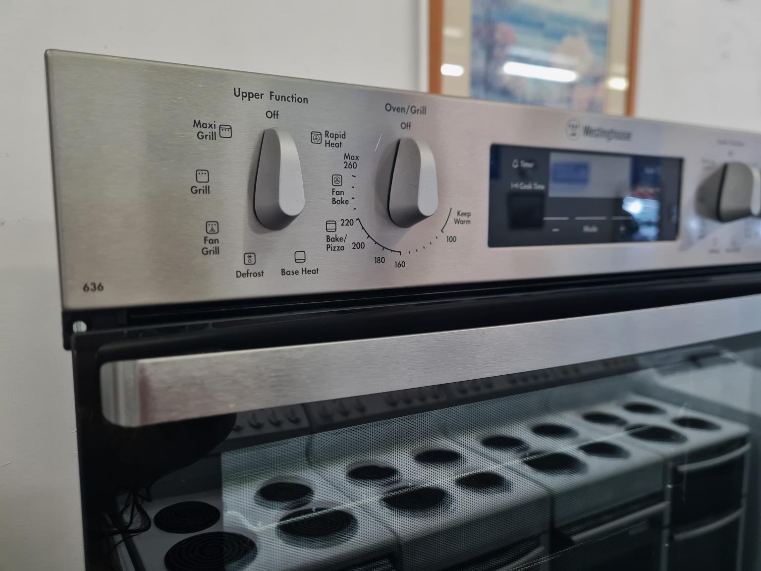 Westinghouse WVE636S 60cm Electric BuiltIn Full Double Oven Shop Zone