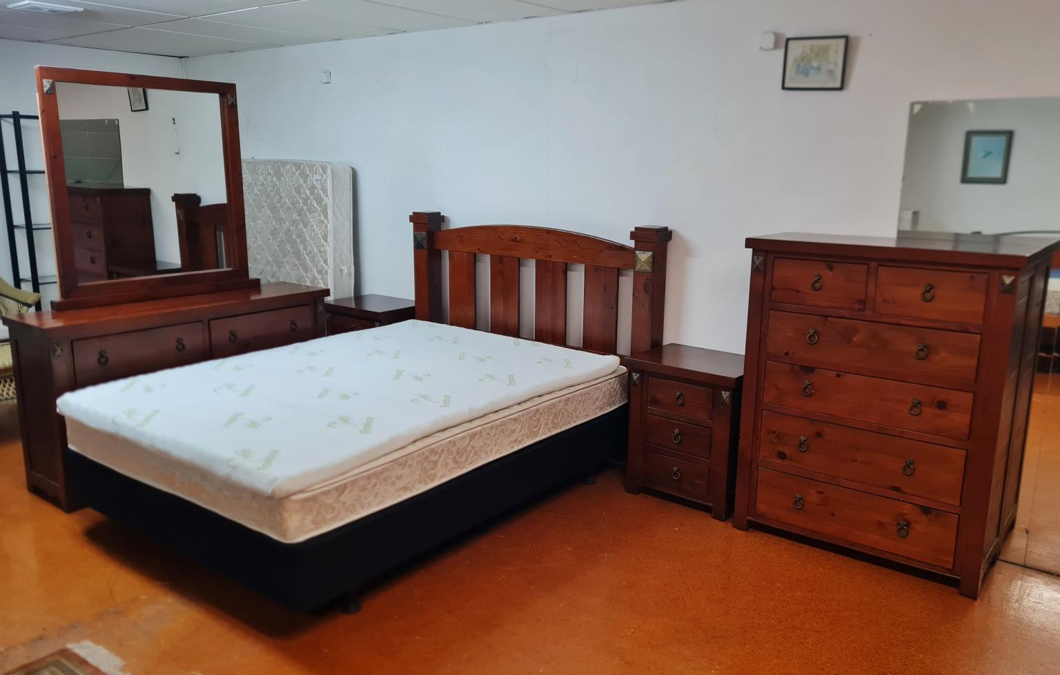 Fantastic Solid Wood Queen Orthopaedic Bedroom Suite Shop Zone