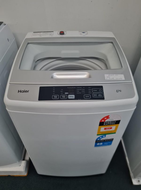 New Haier 6kg Top Load Washing Machine HWT60FVW3 Shop Zone