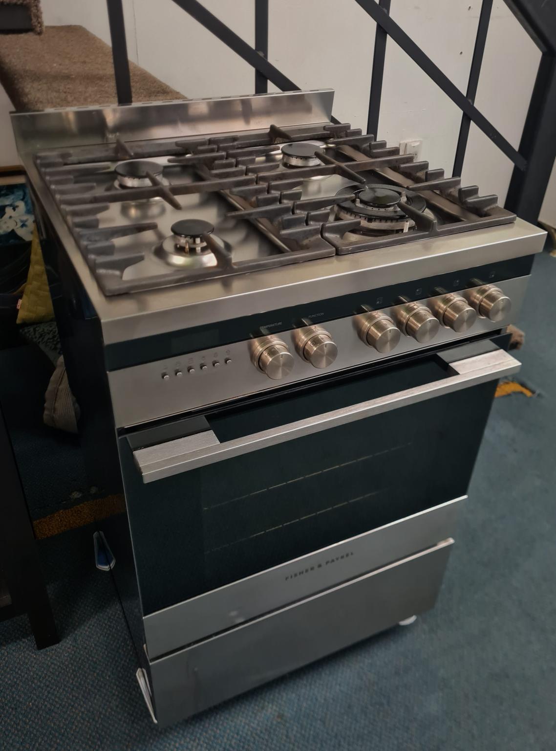 Fisher & Paykel Or60Sdbgfx2 60Cm Freestanding Dual Fuel Oven/Stove at