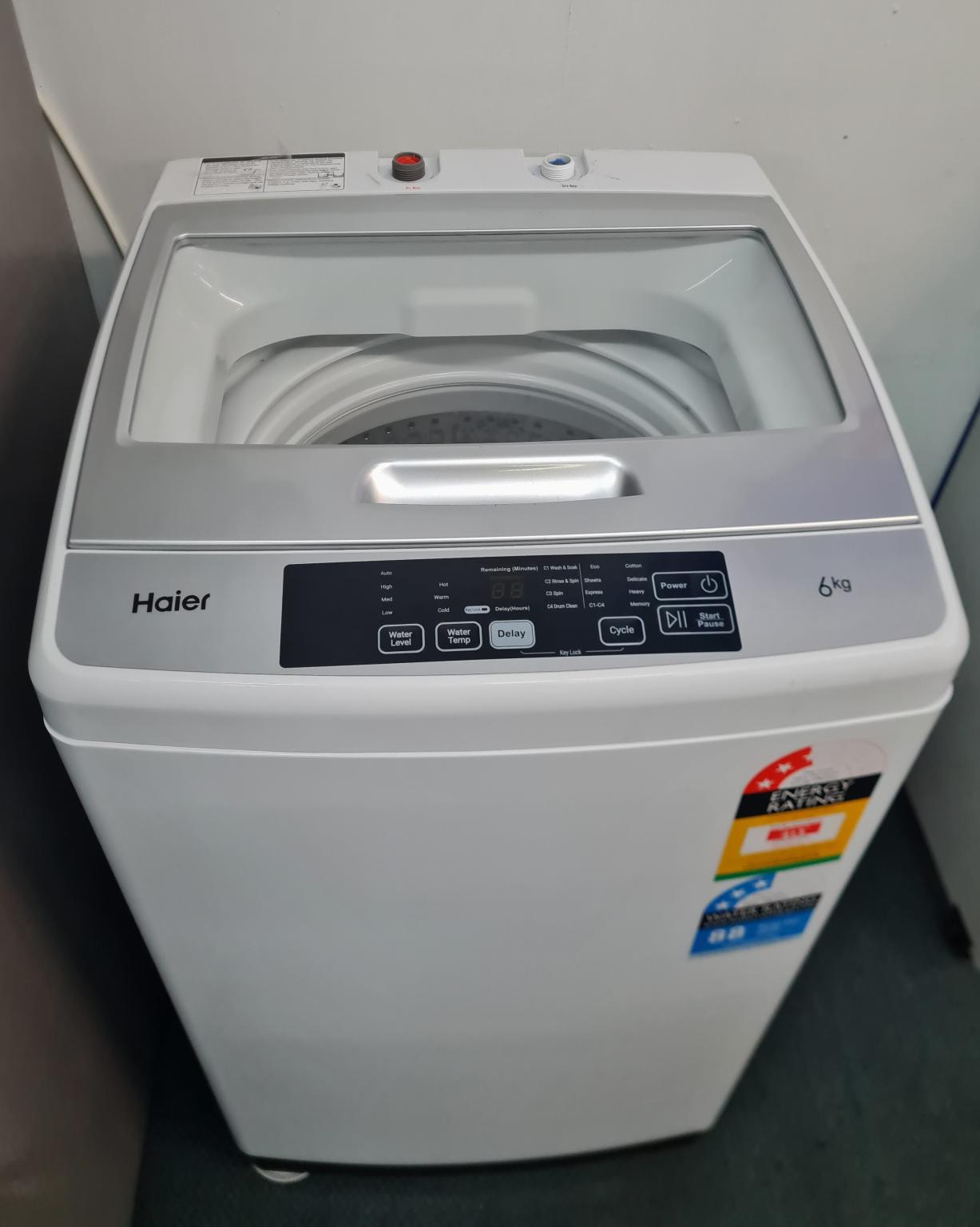 New Haier 6kg Top Load Washing Machine HWT60FVW3 Shop Zone