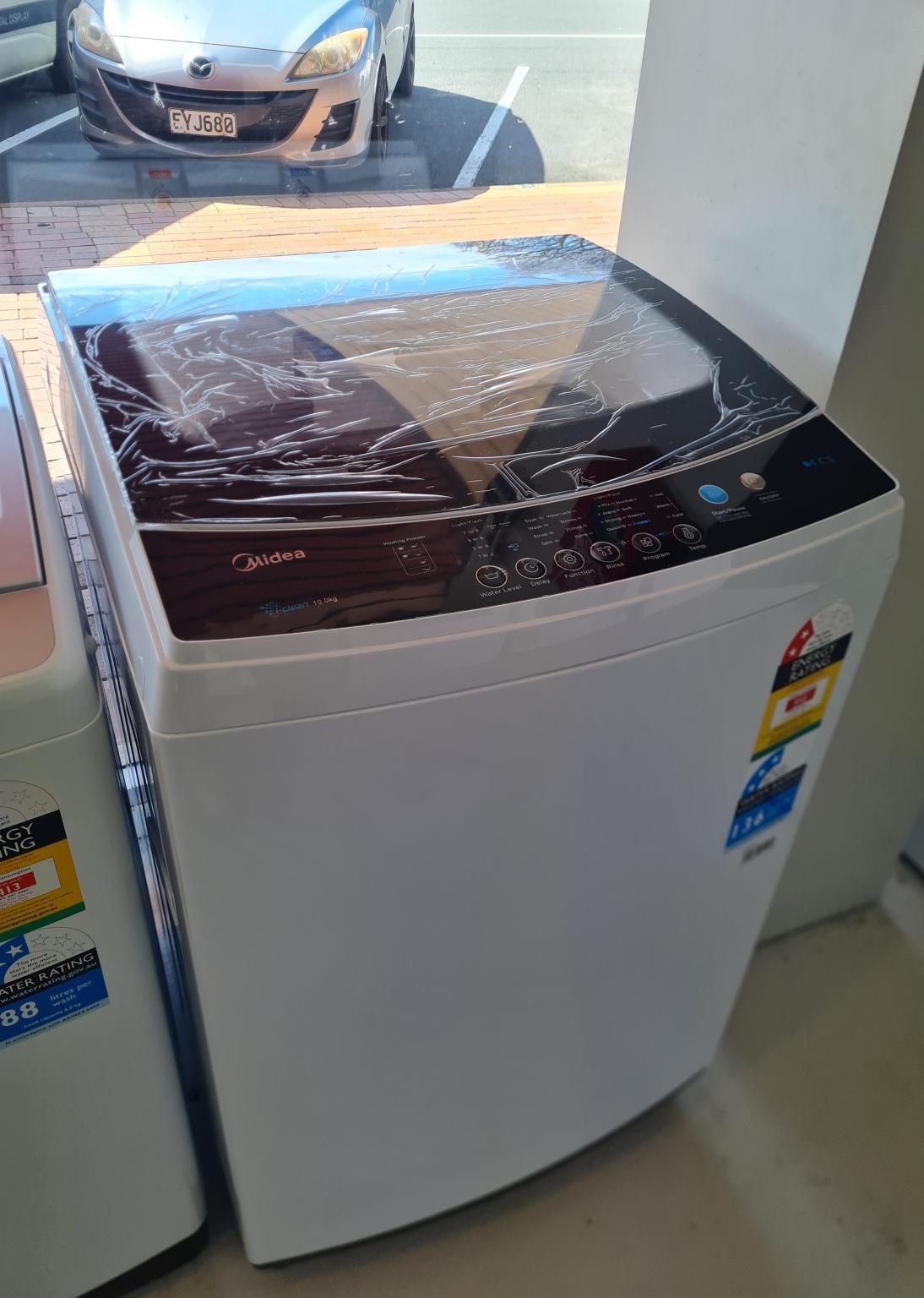 New Midea 10kg Top Load Washing Machine (1 Dent) Shop Zone