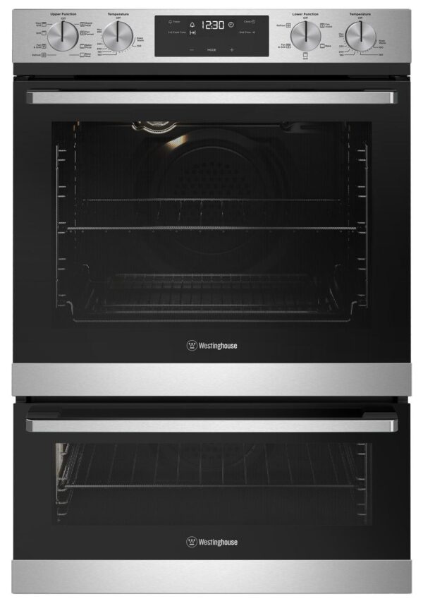 d30e3677e59c0f14747e0f0bb5b6d387b22b8371 Westinghouse 60cm Electric Built In Double Oven WVE625SC Hero high high.jpeg